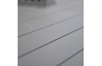 Table MIAMI 180/240X100 cm avec rallonge automatique, en aluminium - GRIS ANTHRACITE