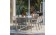 Table de jardin TORINO 200x100cm plateau céramique et structure  inox - GRIS